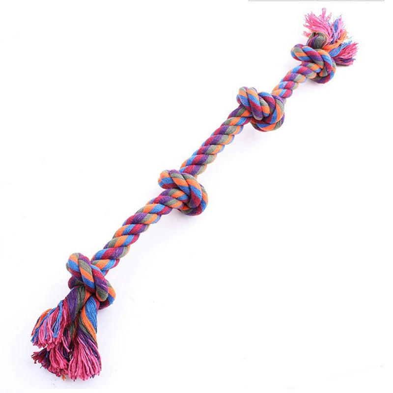 Dog Dental Rope Toys: Harmless & Durable Cotton for Effective Teeth Cleaning