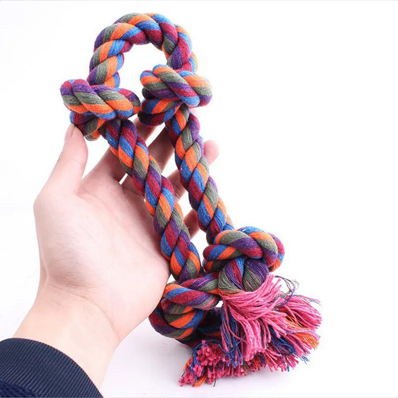 Dog Dental Rope Toys: Harmless & Durable Cotton for Effective Teeth Cleaning