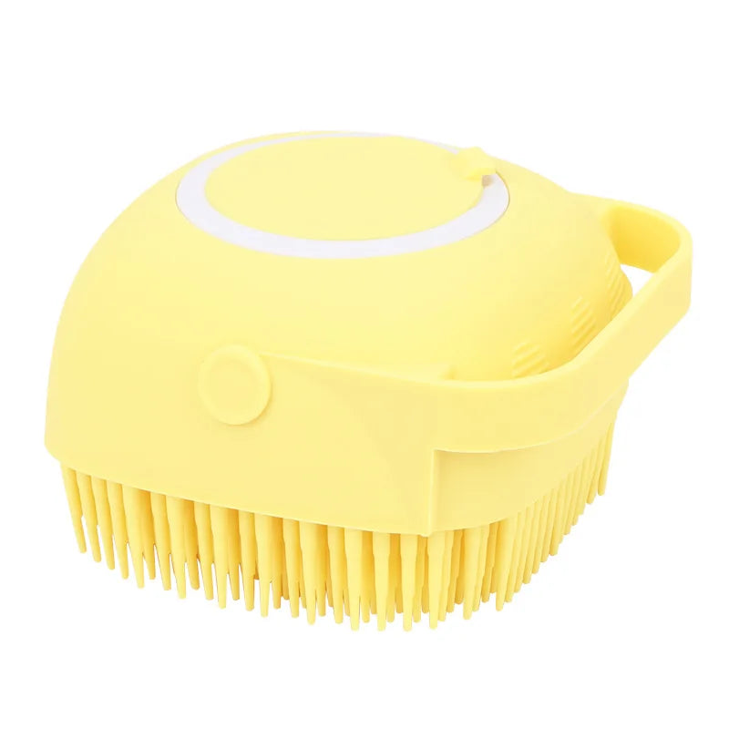 Revitalize Your Pet’s Bath Time with the Soft Silicone Grooming Brush: Shampoo & Massage Comb for Dogs and Cats