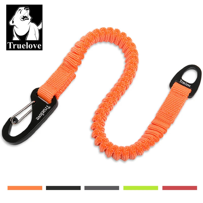 Short Bungee Nylon Dog Leash - Retractable Rope for All Breeds - Perfect for Training, Running & Walking