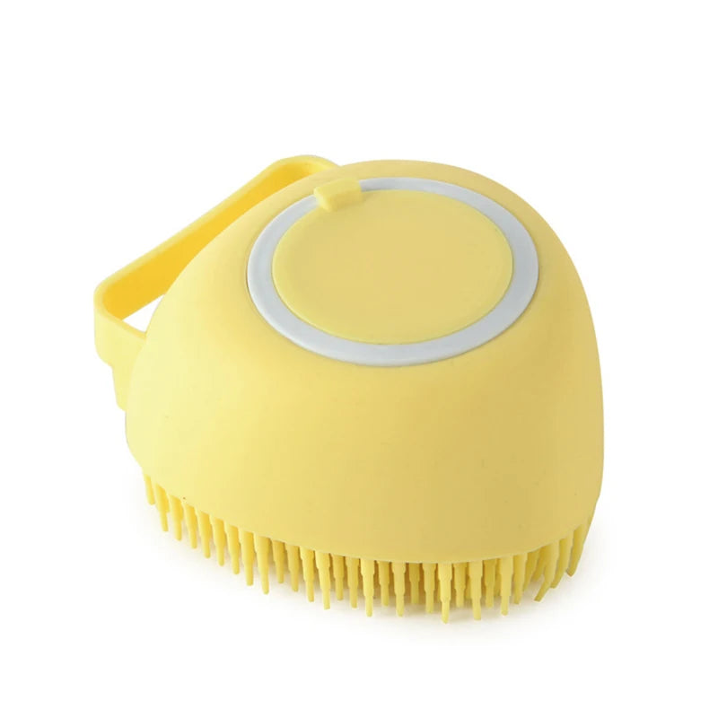 Revitalize Your Pet’s Bath Time with the Soft Silicone Grooming Brush: Shampoo & Massage Comb for Dogs and Cats