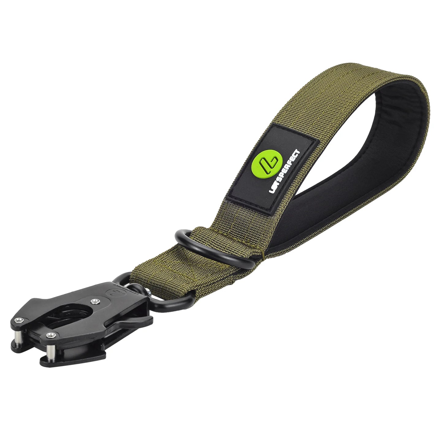 Nylon Military Dog Collar and Traffic Lead with Metal Buckle for Large Dogs