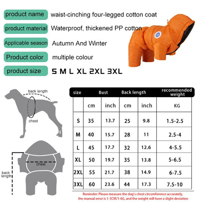 Waterproof Winter Dog Coat - Cozy Vest for Small Breeds like French Bulldogs & Chihuahuas