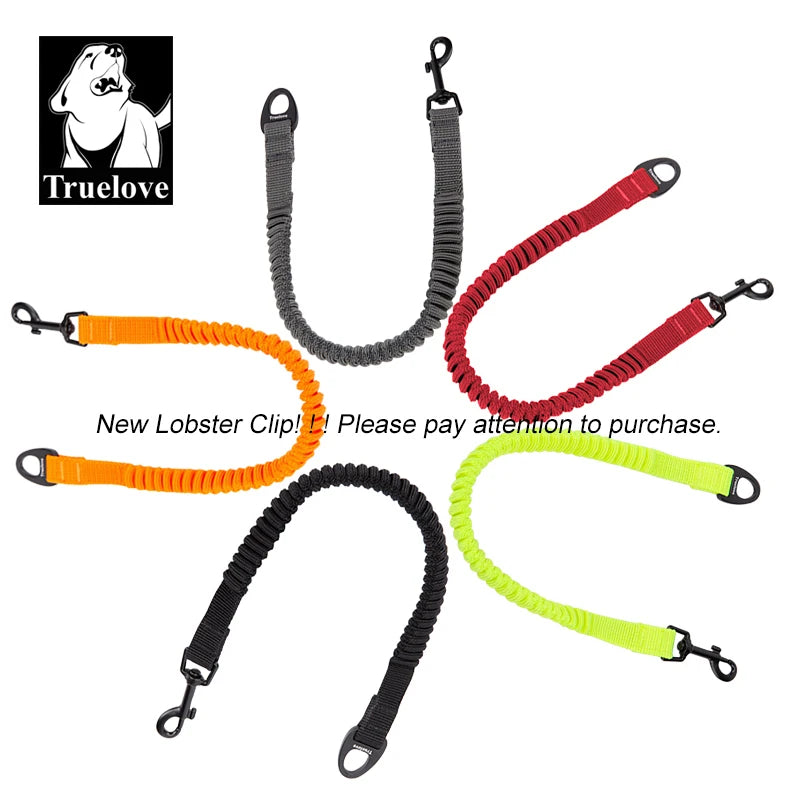 Short Bungee Nylon Dog Leash - Retractable Rope for All Breeds - Perfect for Training, Running & Walking