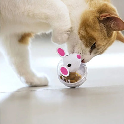 Interactive Cat Food Dispenser & Treat Toy