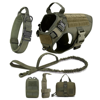 Tactical Elite Canine Harness Set: Ultimate Control for Your Courageous Companion