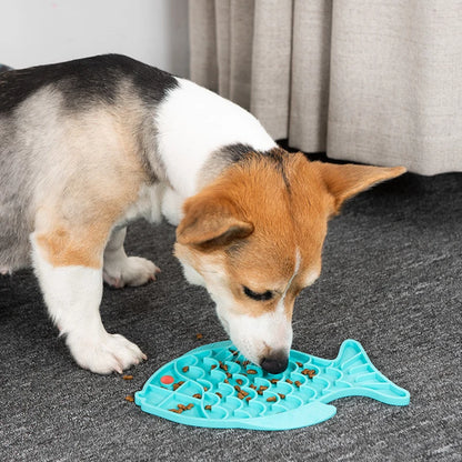 Silicone Lick Mat & Slow Feeder Bowl for Small to Medium Pets - Ideal for Puppies and Cats