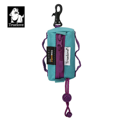 Adjustable Dog Poop Bag Holder with Carabiner - Fits All Dog Leashes