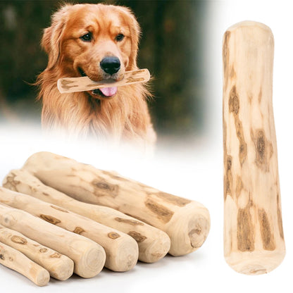 Natural Coffee Wood Chew Stick - Dog Anxiety Relief & Teeth Grinding Toy | Durable, Bite-Resistant Chewing Rod for Pets