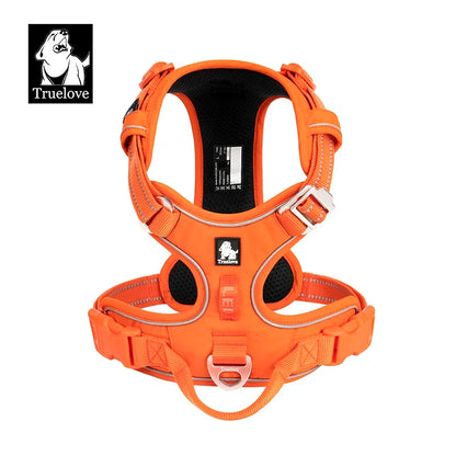 Effortless Control No-Pull Reflective Dog Harness - Adjustable & Comfortably Padded Nylon Design