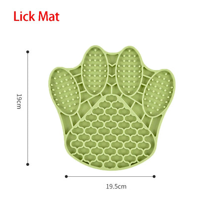 Silicone Lick Mat & Slow Feeder Bowl for Small to Medium Pets - Ideal for Puppies and Cats