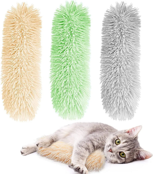 Irresistible Catnip-Infused Plush Chew Toy: Soft Teaser Pillow & Interactive Playstrip for Cats