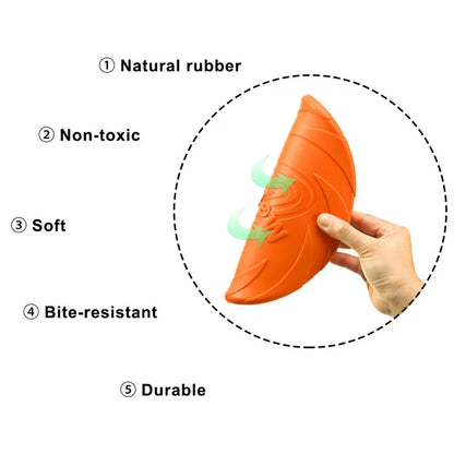 Bite-Resistant Multifunctional Flying Disc for Dogs: The Ultimate Outdoor Interactive Training Toy