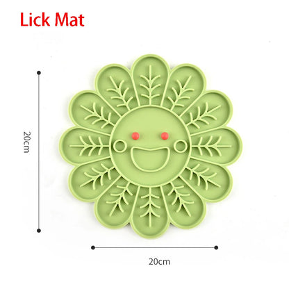 Silicone Lick Mat & Slow Feeder Bowl for Small to Medium Pets - Ideal for Puppies and Cats