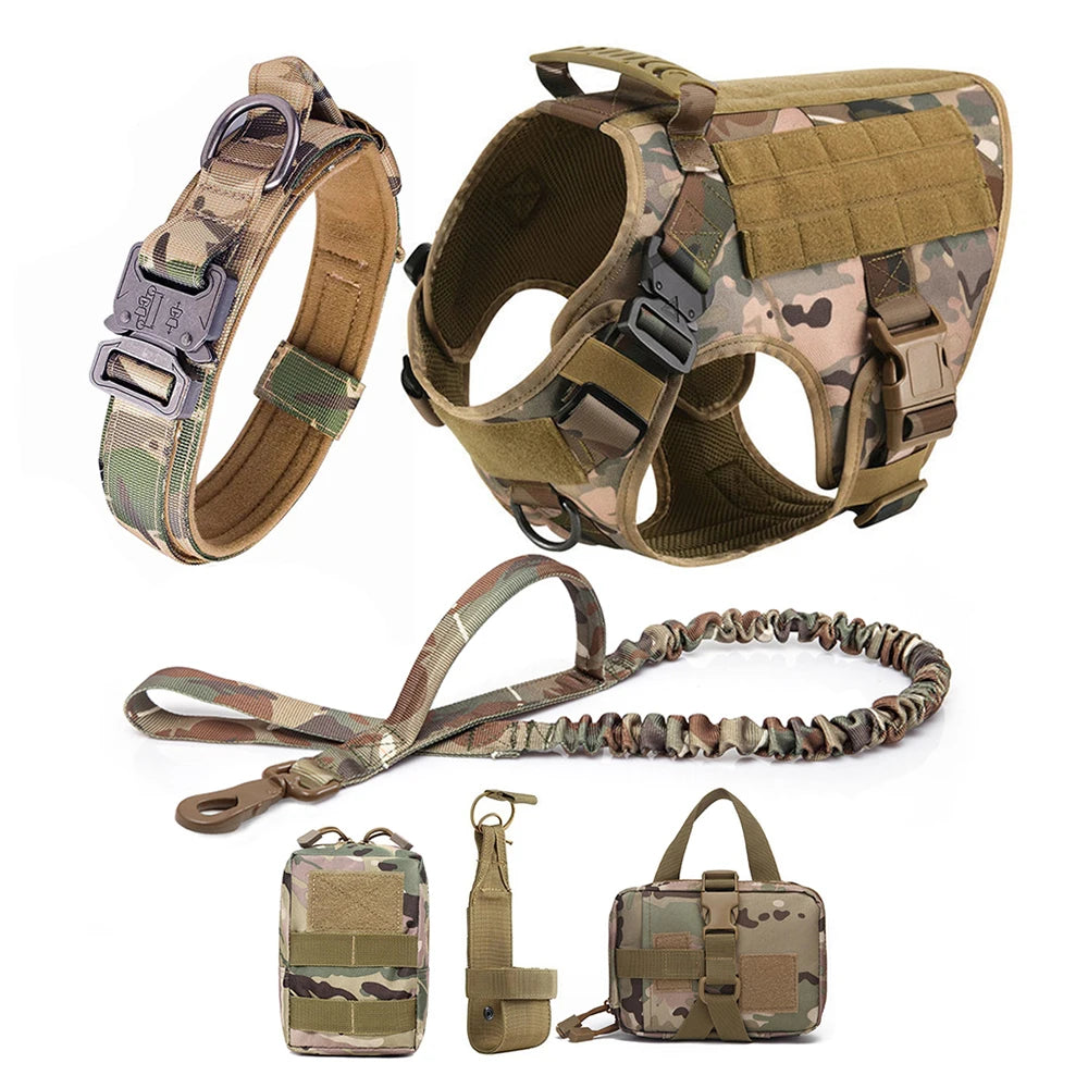 Tactical Elite Canine Harness Set: Ultimate Control for Your Courageous Companion