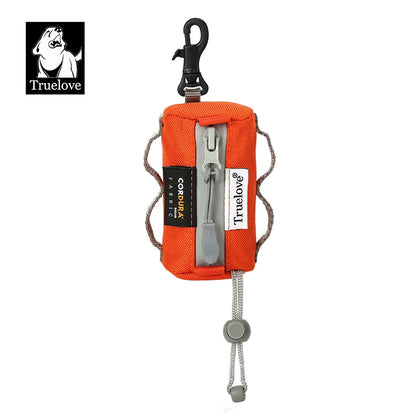 Adjustable Dog Poop Bag Holder with Carabiner - Fits All Dog Leashes