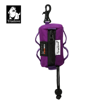 Adjustable Dog Poop Bag Holder with Carabiner - Fits All Dog Leashes