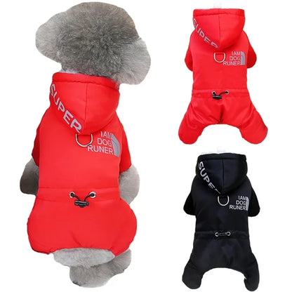 Cozy & Waterproof Pet Jacket: Reflective Hoodies for Small to Medium Dogs and Cats