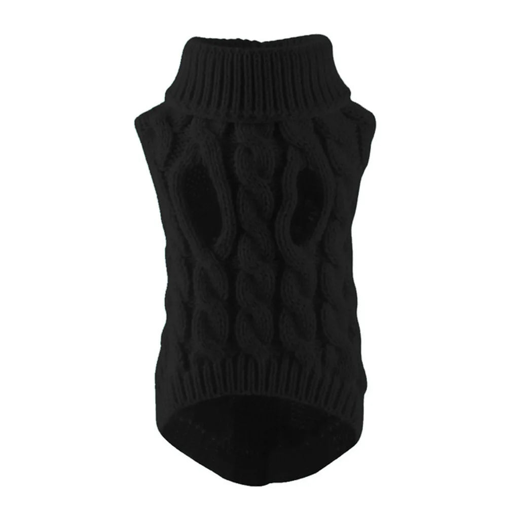 Cozy Knit Twist Sweater: Fashionable Warmth for Your Small Dog in Autumn & Winter