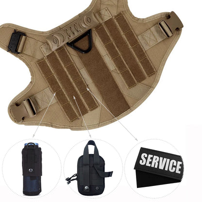 Tactical Elite Canine Harness Set: Ultimate Control for Your Courageous Companion