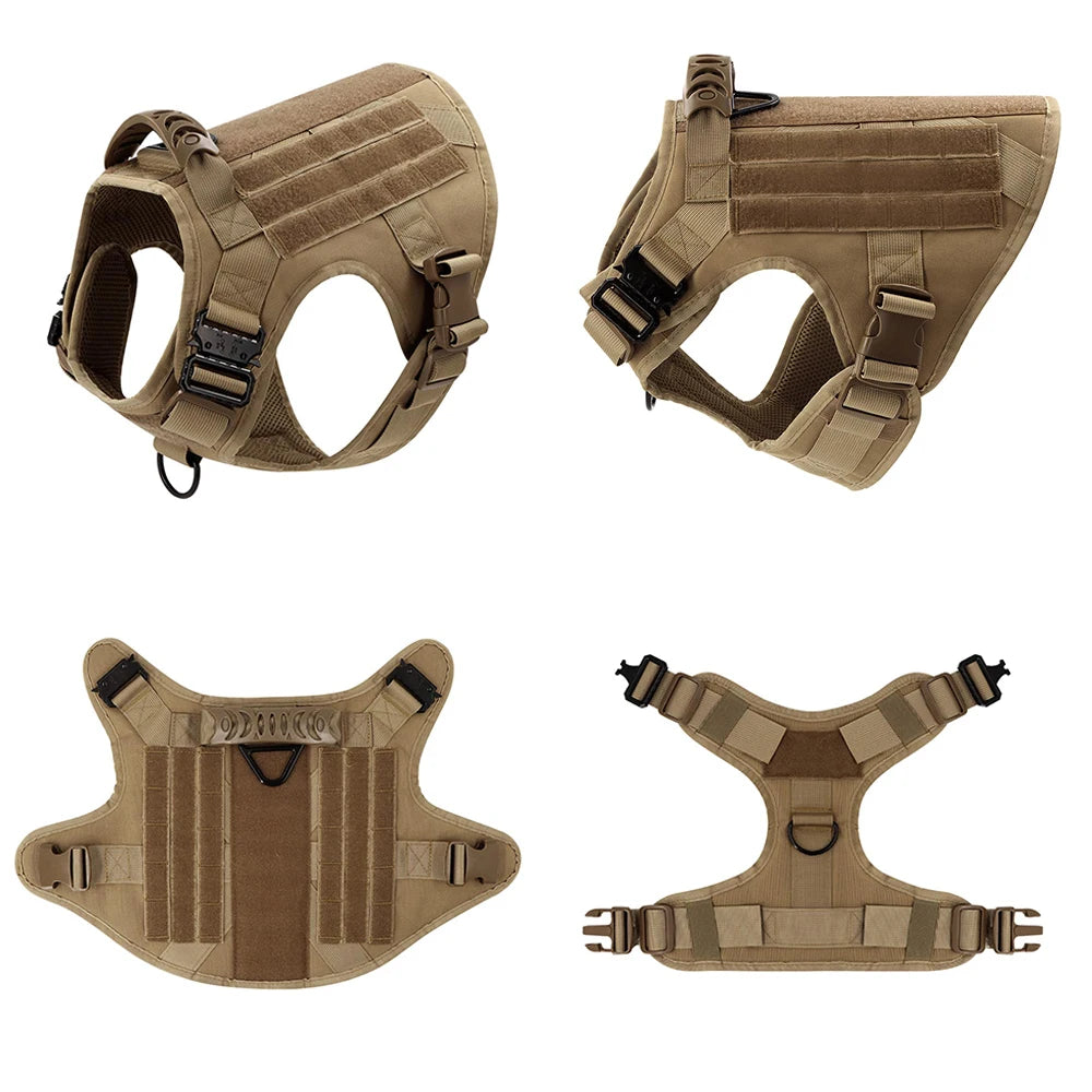 Tactical Elite Canine Harness Set: Ultimate Control for Your Courageous Companion