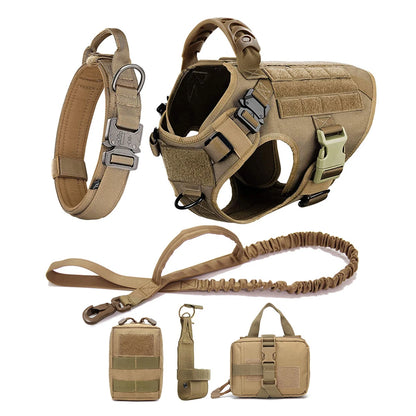 Tactical Elite Canine Harness Set: Ultimate Control for Your Courageous Companion