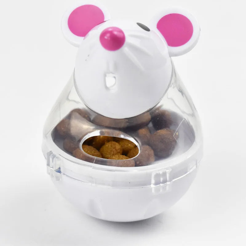 Interactive Cat Food Dispenser & Treat Toy