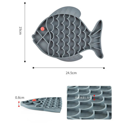 Silicone Lick Mat & Slow Feeder Bowl for Small to Medium Pets - Ideal for Puppies and Cats