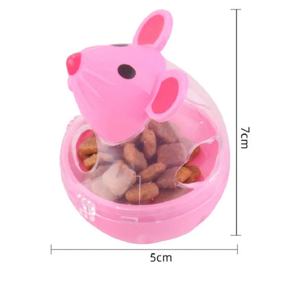 Interactive Cat Food Dispenser & Treat Toy